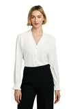 FTSB-Brooks Brothers® Women’s Long Sleeve Ruffle Collar Blouse