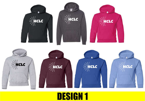 HCLC - Heavy Blend™ Youth Hooded Sweatshirt  | Design 1