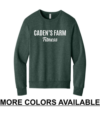 CFF - BELLA+CANVAS® Unisex Sponge Fleece Classic Crewneck Sweatshirt | Caden's Farm Fitness