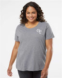 Ex Op Staff - Ladies' Curvy Fine Jersey Tee