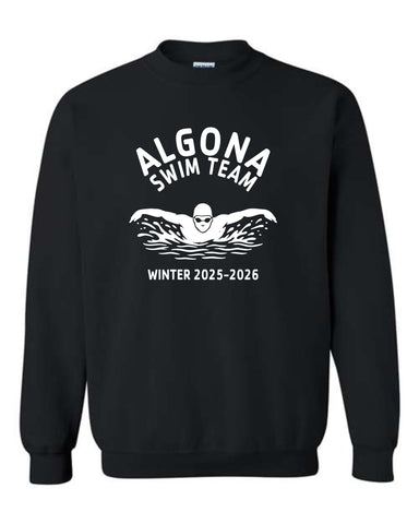 Algona Swim Team | Winter 2025 -  Gildan Crewneck Sweatshirt (Youth/Adult)