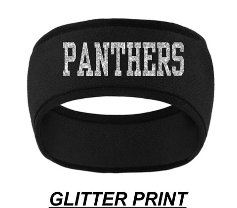 CS Cheer '25 - Two-Color Fleece Headband | Glitter Print