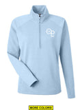 EX Op Staff - J. America Women's Apex Fleece Quarter-Zip Pullover