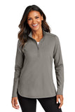 WIB Port Authority® Women's C-FREE® Double Knit 1/4-Zip