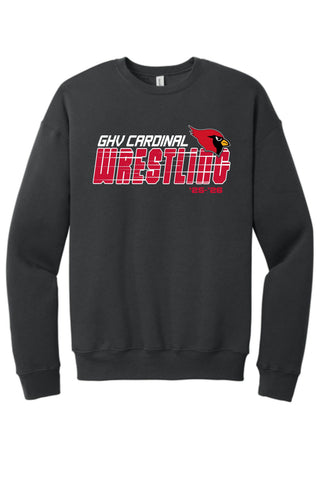 GHV Wrestling '25 - BELLA + CANVAS - Sponge Fleece Drop Shoulder Crewneck Sweatshirt