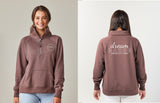 Dream Barre - Ladies Boxy Half Zip Fleece