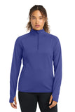 WIB-Sport-Tek® Women's Sport-Wick® Stretch 1/4-Zip Pullover