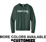 CFF - BELLA+CANVAS® Unisex Sponge Fleece Classic Crewneck Sweatshirt | Caden's Crew (Customize)