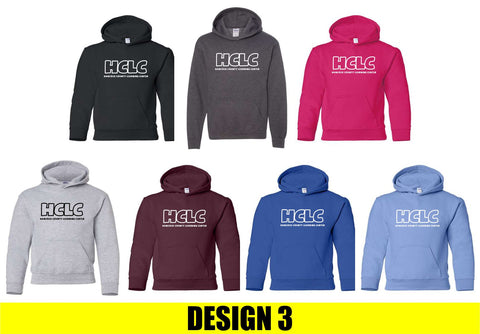 HCLC - Heavy Blend™ Youth Hooded Sweatshirt  | Design 3