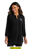 Ex Op Staff - Port Authority® Ladies 3/4-Sleeve Textured Crepe Tunic