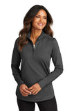 WIB Port Authority® Women's C-FREE® Double Knit 1/4-Zip