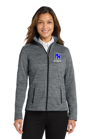 NI Staff - Port Authority® Women's Digi Stripe Fleece Jacket