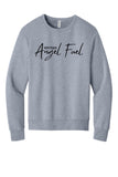 CFF - BELLA+CANVAS® Unisex Sponge Fleece Classic Crewneck Sweatshirt |  Mom Power Angel Fuel
