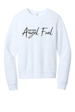 CFF - BELLA+CANVAS® Unisex Sponge Fleece Classic Crewneck Sweatshirt |  Mom Power Angel Fuel