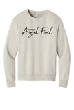 CFF - BELLA+CANVAS® Unisex Sponge Fleece Classic Crewneck Sweatshirt |  Mom Power Angel Fuel