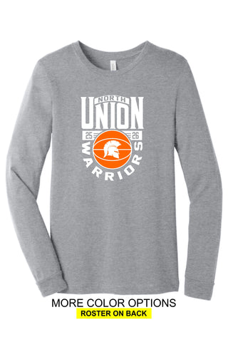 NU Basketball '25 - BELLA+CANVAS® Unisex Jersey Long Sleeve Tee