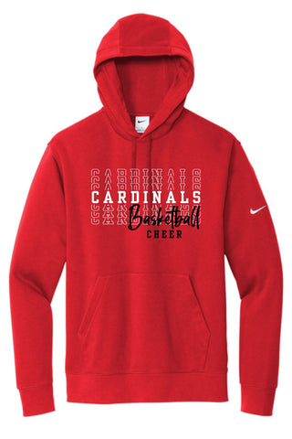 GHV Basketball Cheer '25 - Nike Club Fleece Sleeve Swoosh Pullover Hoodie