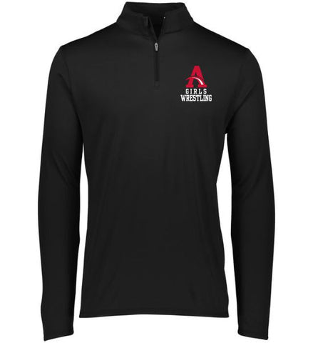 AHS  Girls Wrestling '25 -Attain Wicking 1/4 Zip Pullover
