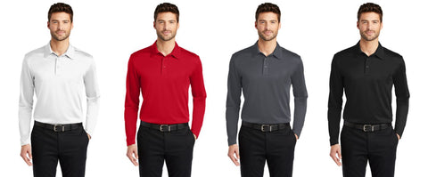 Algona Staff - Port Authority® Silk Touch™ Performance Long Sleeve Polo