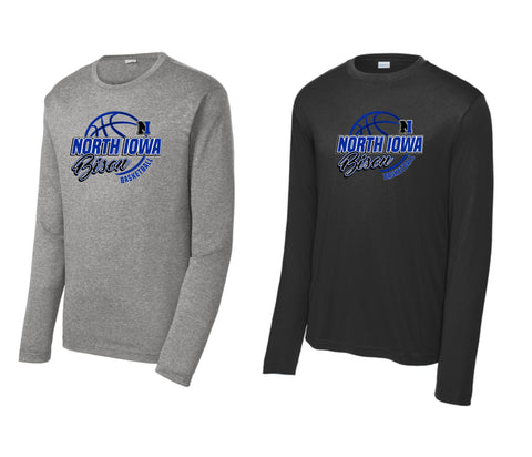 NI Basketball 2025 - Performance Long Sleeve Tee