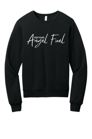 CFF - BELLA+CANVAS® Unisex Sponge Fleece Classic Crewneck Sweatshirt |  Mom Power Angel Fuel