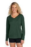 ISB - Sport-Tek® Women's Long Sleeve PosiCharge® Competitor™ V-Neck Tee
