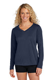 ISB - Sport-Tek® Women's Long Sleeve PosiCharge® Competitor™ V-Neck Tee