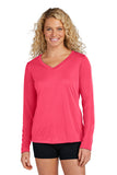ISB - Sport-Tek® Women's Long Sleeve PosiCharge® Competitor™ V-Neck Tee