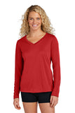 ISB - Sport-Tek® Women's Long Sleeve PosiCharge® Competitor™ V-Neck Tee