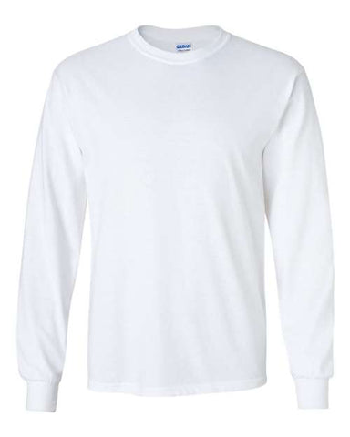 Glitter+Puff Print - Gildan Long Sleeve Tee