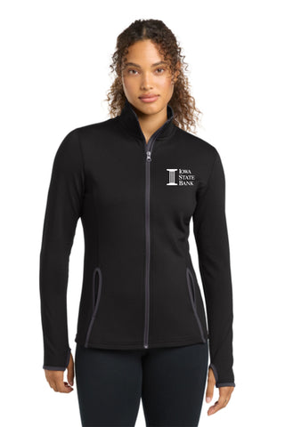 ISB-Sport-Tek® Women's Sport-Wick® Stretch Contrast Full-Zip Jacket