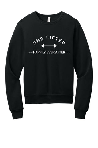 CFF - BELLA+CANVAS® Unisex Sponge Fleece Classic Crewneck Sweatshirt | Happily Ever After