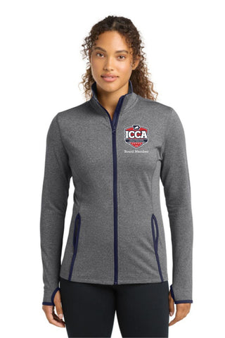 ICCA Board Member -Sport-Tek® Women's Sport-Wick® Stretch Contrast Full-Zip Jacket