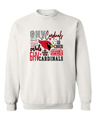 GHV Holiday '25 - Crewneck Sweatshirt Youth, Adult, | Cards Doodle