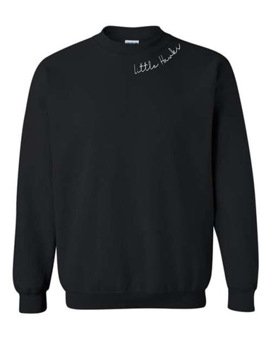Little Hawks Childcare Center Unisex Crew Sweatshirt |Collar Design|