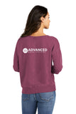 ADS -  Port & Co™ Women's Beach Wash® Garment-Dyed V-Neck Sweatshirt