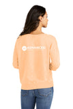 ADS -  Port & Co™ Women's Beach Wash® Garment-Dyed V-Neck Sweatshirt