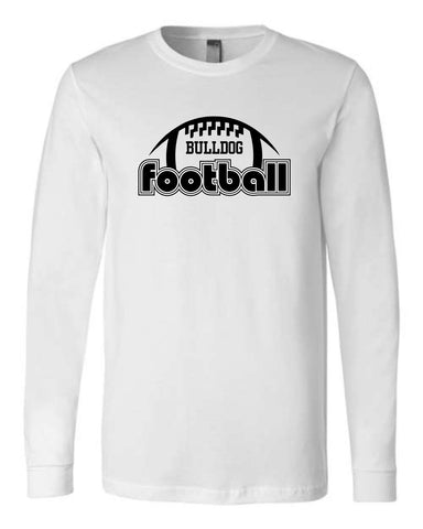 Algona Football '25 - BELLA + CANVAS Heather CVC Long Sleeve Tee | Football Design