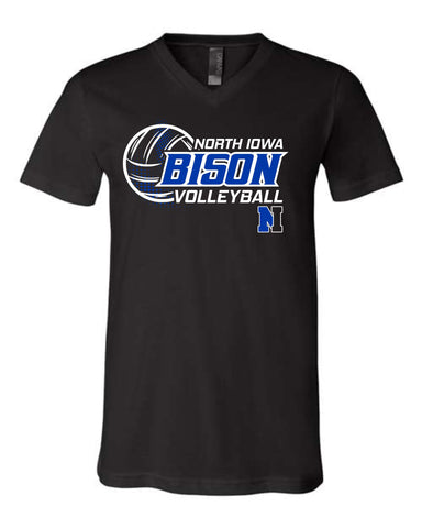 NI VB 2025 - BELLA + CANVAS - Jersey V-Neck Tee