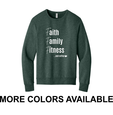 CFF - BELLA+CANVAS® Unisex Sponge Fleece Classic Crewneck Sweatshirt | FFF Coffee
