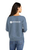 ADS -  Port & Co™ Women's Beach Wash® Garment-Dyed V-Neck Sweatshirt