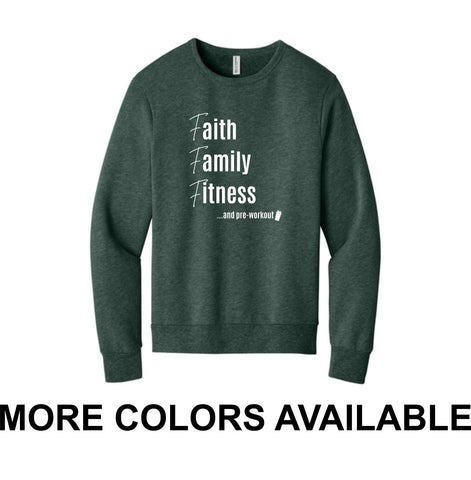 CFF - BELLA+CANVAS® Unisex Sponge Fleece Classic Crewneck Sweatshirt | FFF Pre-Workout