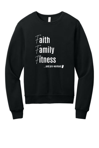 CFF - BELLA+CANVAS® Unisex Sponge Fleece Classic Crewneck Sweatshirt | FFF Pre-Workout