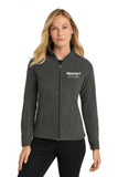W. Realtors -Port Authority® Women's Heather Microfleece Full-Zip Jacket (Embroidered)