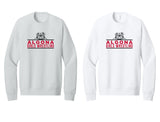 Algona Girls Wrestling '26-BELLA+CANVAS® Unisex Sponge Fleece Raglan Sweatshirt | Design 1