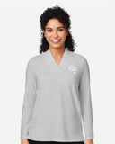 EX Op Staff - Devon & Jones Women's Raleigh Shawl Collar Knit Top