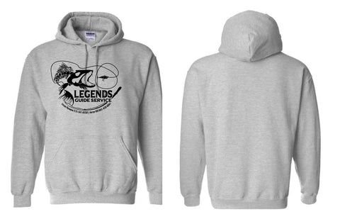 LGS - Legends Guide Service Sport Grey Hoodie | Front Only