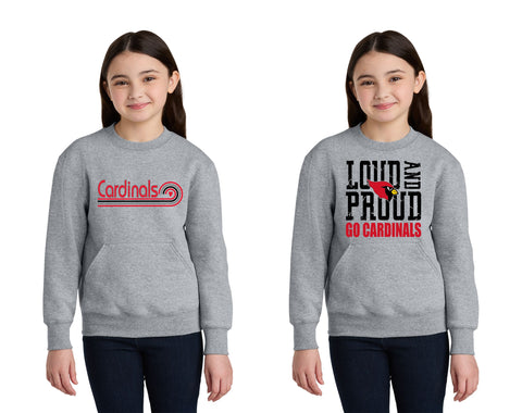 GHV Holiday '25 - Youth Core Fleece Crewneck Pocket Sweatshirt