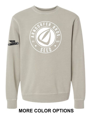 ABS-Independent Trading Co. Unisex Midweight Pigment-Dyed Crewneck Sweatshirt