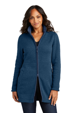 Hosmer - Ladies Arc Sweater Fleece Long Jacket